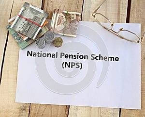 National Pension Scheme NPS Investment Concept