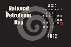National Petroleum Day