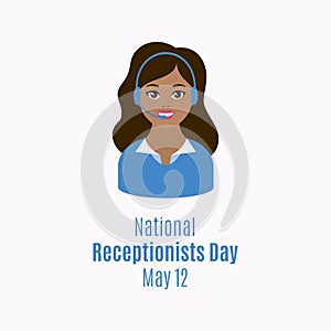 National Receptionists Day vector photo
