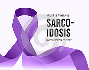 National Sarcoidosis Awareness Month. Vector illustration on white