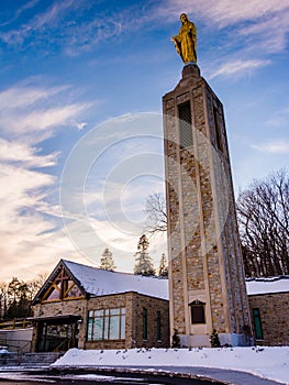 The National Shrine Grotto of Lourdes in Emmitsburg, Maryland. photo