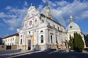 The National Shrine Mary Help of Christians at Brezje, Slovenia, Europe