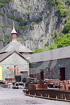 The National Slate Museum in Llanberis, Snowdonia, Wales