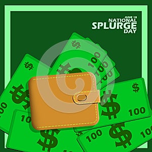 National Splurge Day on June 18