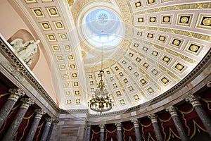 The National Statuary Hall in the Capitol building.