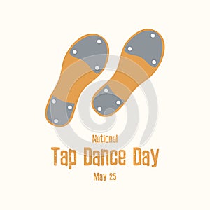 National Tap Dance Day vector