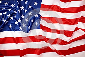 national textile flag of United States of America