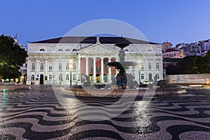 National Theatre in Lisbon in Portugal