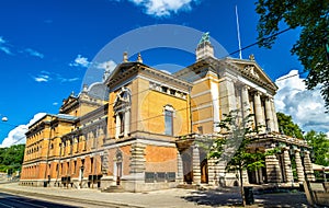 National theatre in Oslo - Norway photo