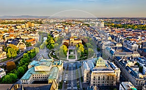 View of Place de la Republique in Strasbourg, France photo