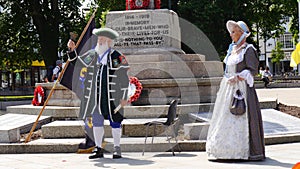 National Town Crier Competition held Exmouth Devon in South West England Summer 2018