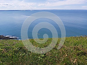 National trust walk to Baggy point in Devon