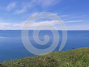 National trust walk to Baggy point in Devon