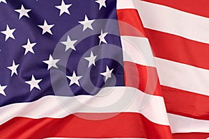 National USA flag, patriotic symbol of America