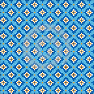 National uzbek pattern