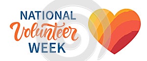 National volunteer week banner