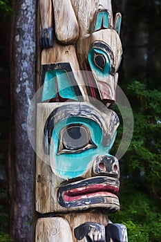 Native Alaskan Totem Pole