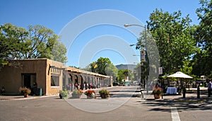 The Plaza in Santa Fe, New Mexico