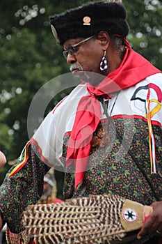 Native American Dancers at pow-wow