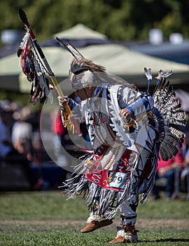 Native American Dancing at Powwow