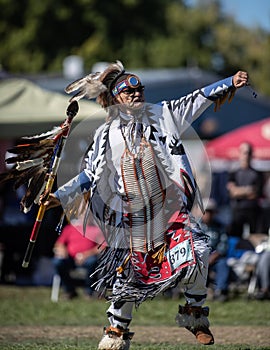 Native American Dancing at Powwow