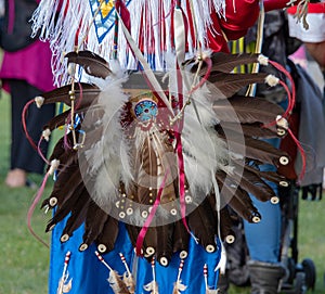 Native American dress at Oregon Pow wow