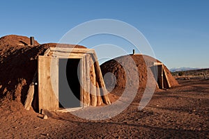 Native American dwelling.