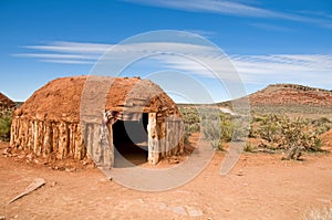 Native american dwelling photo