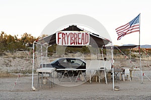 Native American Frybread Roadside Trading Post, nr Sedona, AZ, U