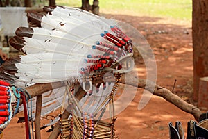 Native american indian chief headdress