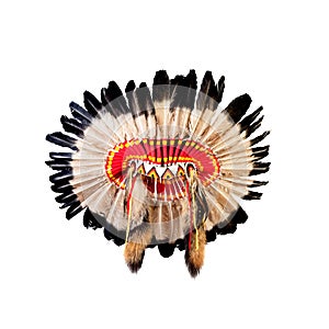 Native american indian chief headdress