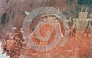 Native American Indian Fremont Petroglyphs Capital Reef National Park
