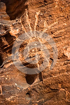 Native American petroglyphs