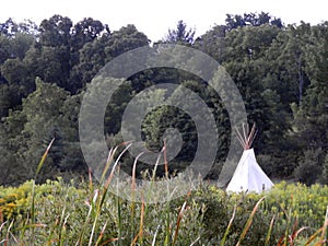 Native American replica Indian Teepee