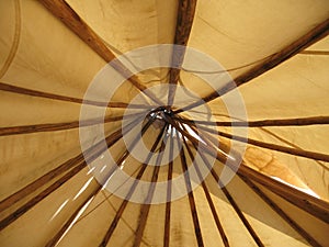 Native American Tee Pee at Grand Canyon West Rim in Northwestern Arizona