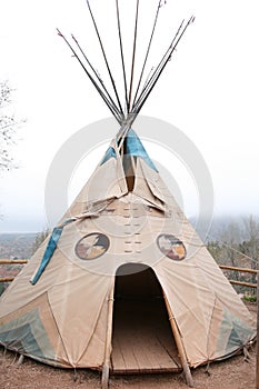 A Native American Teepee photo