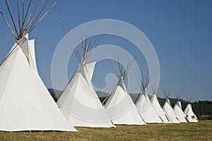 Native American Teepee Village of Eight