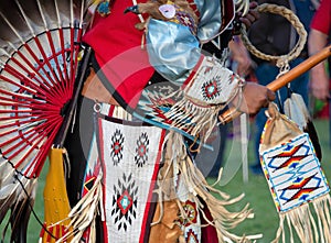 Native American in traditional attire