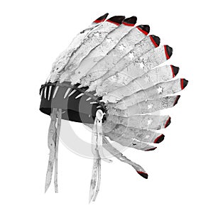 Native American War Bonnet Isolated