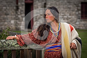 Native American Woman of the late 1700s