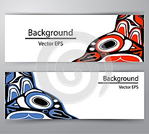Native header invitation Vector