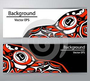 Native header invitation Vector