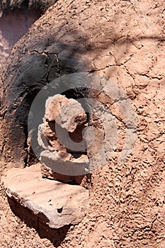 Native Horno Clay Oven in Bolivia, America photo