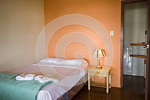Native hotel room montanita ecuador