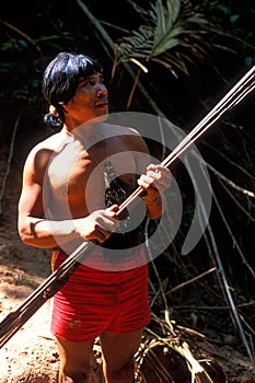Native indian Awa Guaja of Brazil