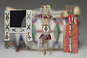 Native North America Art - Some Multicolored Bags of the Sioux Tribe