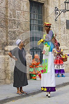 Native people in Havana, Cuba