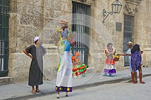 Native people in Havana, Cuba