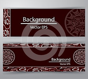 Native header invitation Vector