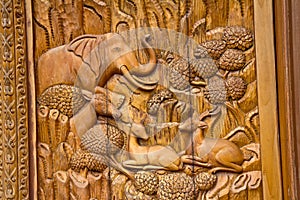 Native Thai style carving